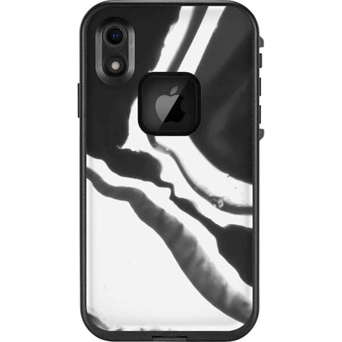 Black Marble Ink LifeProof Fre iPhone Skin