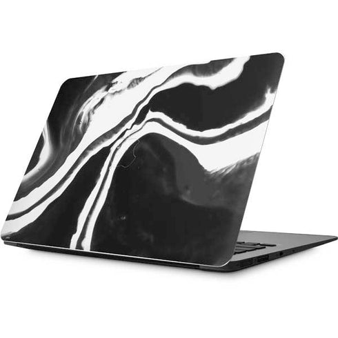 Black Marble Ink Apple MacBook Skin
