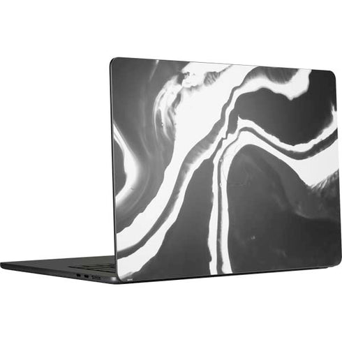 Black Marble Ink MacBook Air 15 in (2023) Skin