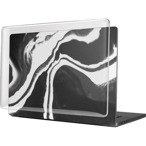 Black Marble Ink MacBook Pro 16in (2021-25) Case plus Skin