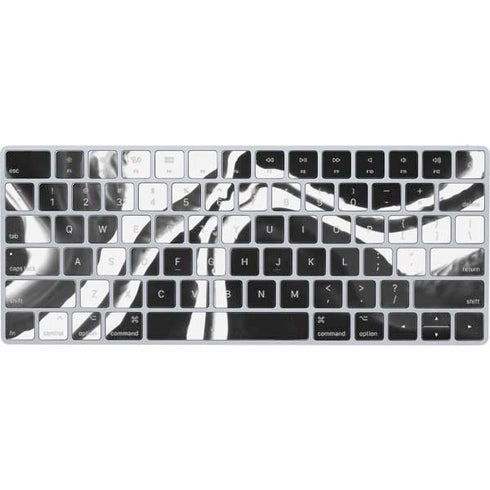 Black Marble Ink Magic Keyboard Skin