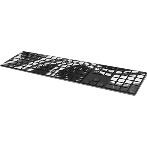 Black Marble Ink Magic Keyboard with Numeric Keypad Skin