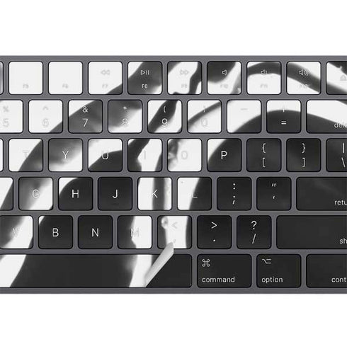Black Marble Ink Magic Keyboard with Numeric Keypad Skin