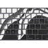 Black Marble Ink Magic Keyboard with Numeric Keypad Skin