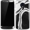 Black Marble Ink Moto G6 Skin