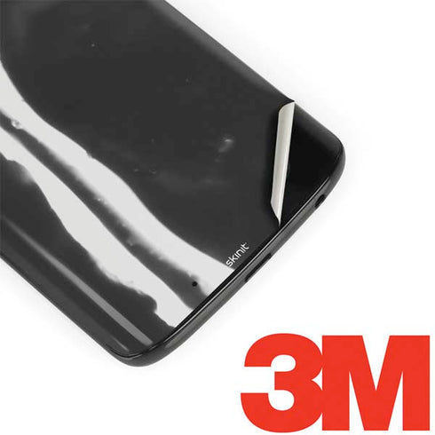 Black Marble Ink Moto G6 Skin