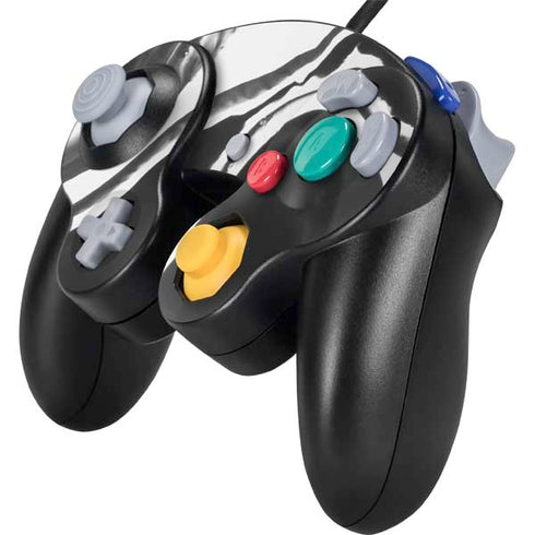 Black Marble Ink Nintendo GameCube Controller Skin