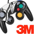 Black Marble Ink Nintendo GameCube Controller Skin