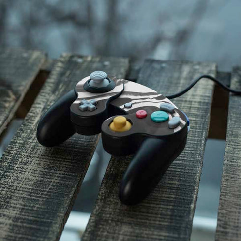 Black Marble Ink Nintendo GameCube Controller Skin