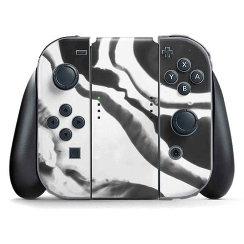 Black Marble Ink Nintendo Switch (2017-2021) Joy-Con Controller Skin