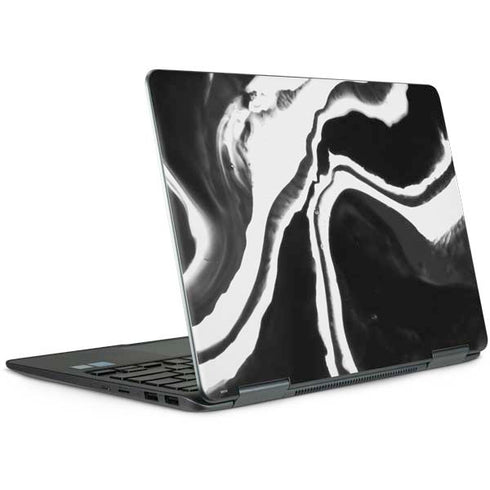 Black Marble Ink Notebook 9 Pro 13in (2017) Skin
