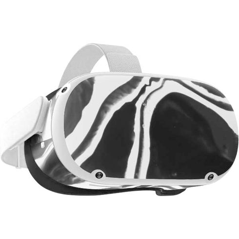 Black Marble Ink Oculus Quest 2 Skin
