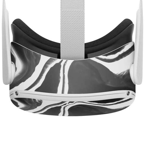 Black Marble Ink Oculus Quest 2 Skin
