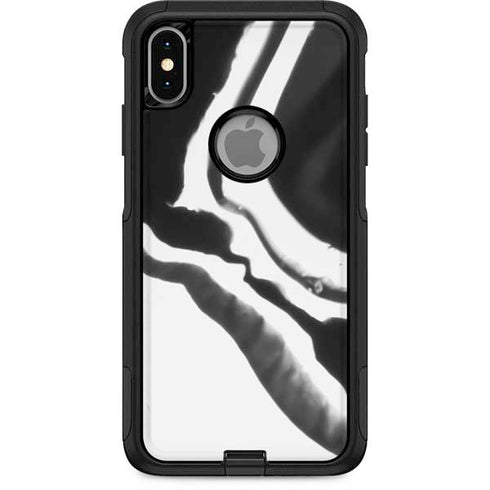 Black Marble Ink Otterbox Commuter iPhone Skin