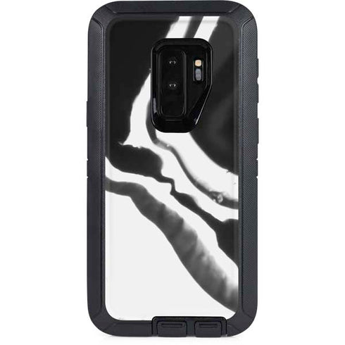 Black Marble Ink Otterbox Defender Galaxy Skin