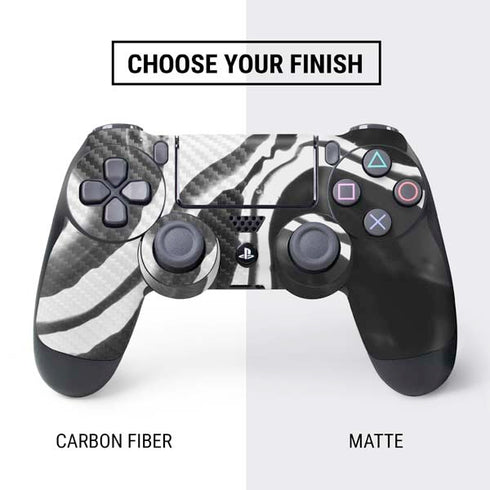 Black Marble Ink PS4 Controller Skin