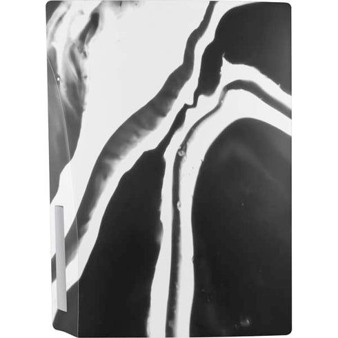 Black Marble Ink PS5 Console Skin