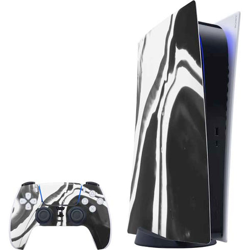 Black Marble Ink PS5 Digital Edition Bundle Skin