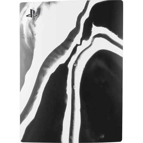 Black Marble Ink PS5 Digital Edition Console Skin