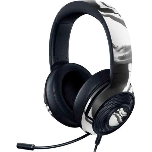 Black Marble Ink Razer Kraken X Skin