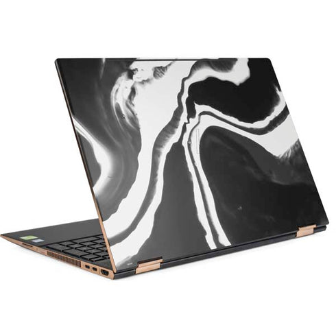 Black Marble Ink HP Spectre Skin