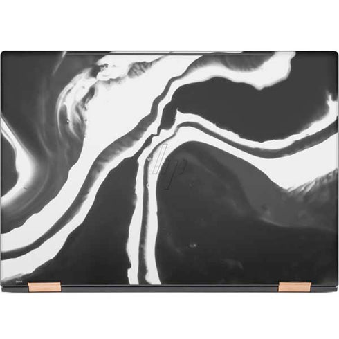 Black Marble Ink HP Spectre Skin