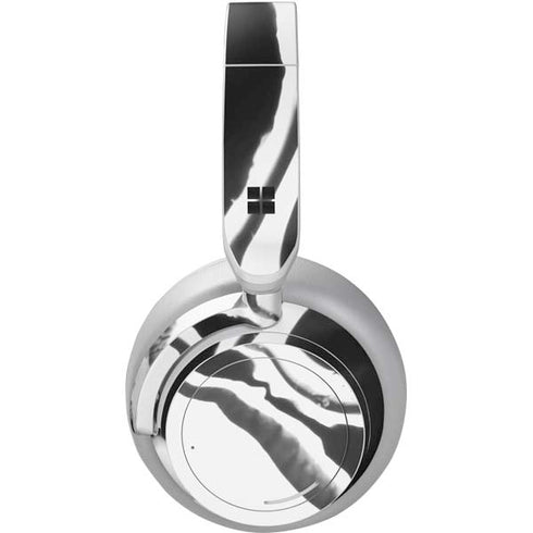 Black Marble Ink Surface Headphones Skin