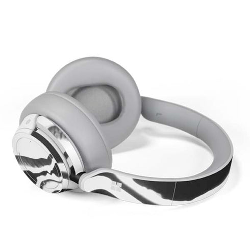 Black Marble Ink Surface Headphones Skin