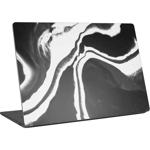 Black Marble Ink Surface Laptop 4 15in Skin
