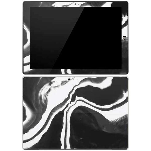 Black Marble Ink Surface Pro 3 Skin