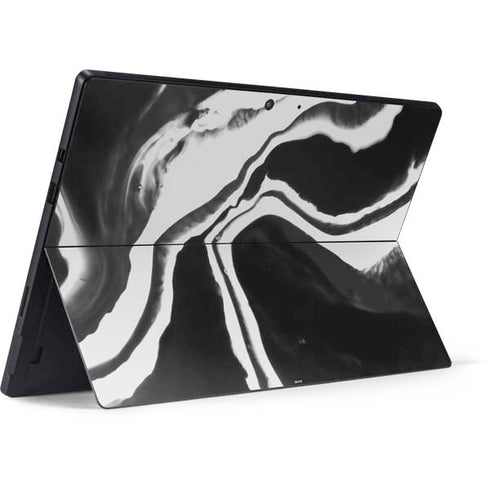 Black Marble Ink Surface Pro 7 Skin