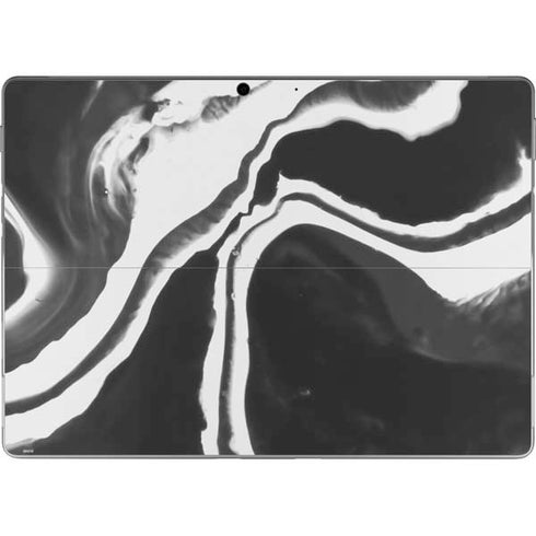 Black Marble Ink Surface Pro 9 Skin
