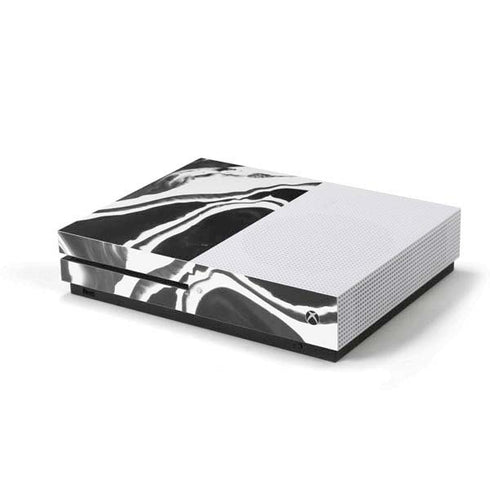 Black Marble Ink Xbox One S Console Skin