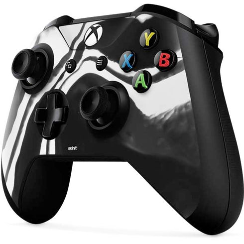 Black Marble Ink Xbox One X Controller Skin