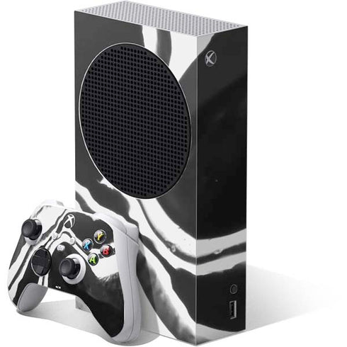 Black Marble Ink Xbox Series S Bundle Skin