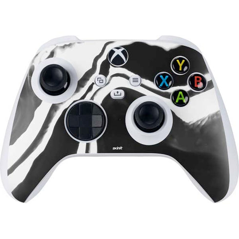 Black Marble Ink Xbox Series S Controller Skin