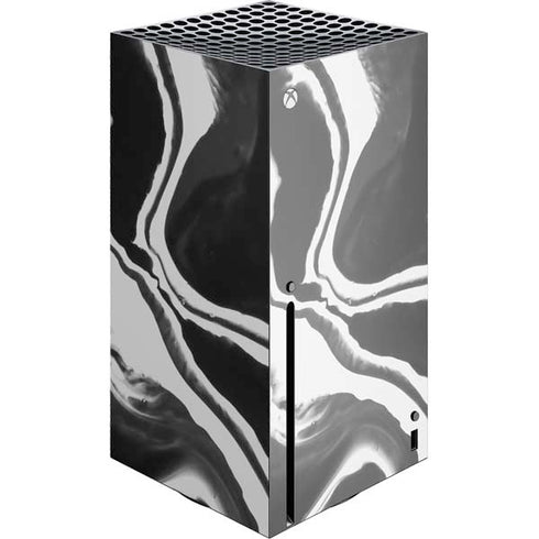 Black Marble Ink Xbox Series X Console Skin