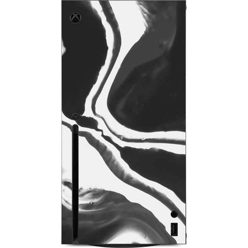 Black Marble Ink Xbox Series X Console Skin