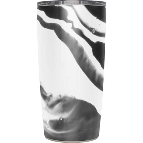 Black Marble Ink Yeti 20oz Tumbler Skin
