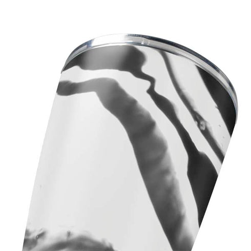 Black Marble Ink Yeti 20oz Tumbler Skin