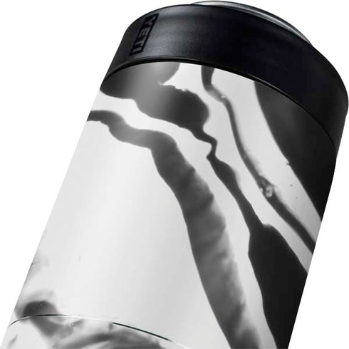 Black Marble Ink Yeti Colster Can Insulator Skin