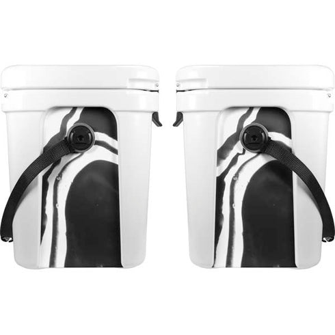 Black Marble Ink YETI Roadie 24 Hard Cooler Skin