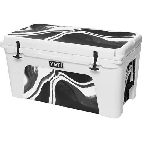Black Marble Ink YETI Tundra 75 Hard Cooler Skin