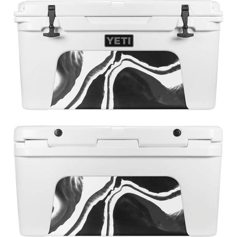 Black Marble Ink YETI Tundra 75 Hard Cooler Skin