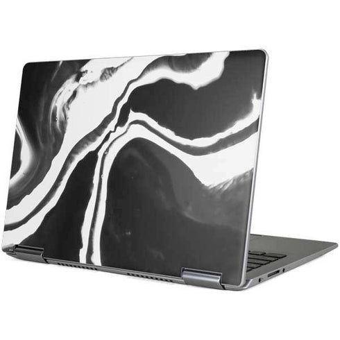 Black Marble Ink Yoga 710 14in Skin