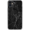 Black Marble iPhone 11 Clear Case