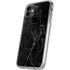 Black Marble iPhone 11 Clear Case