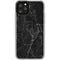 Black Marble iPhone 11 Pro Clear Case