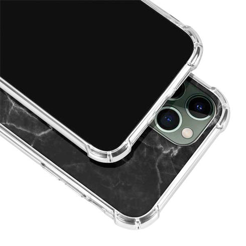 Black Marble iPhone 11 Pro Max Clear Case
