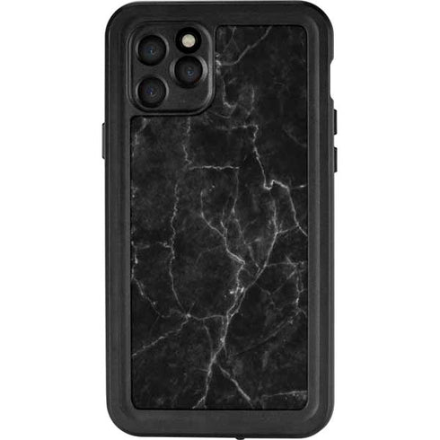 Black Marble iPhone 11 Pro Waterproof Case